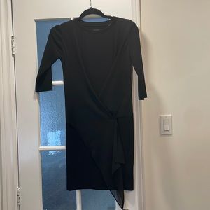 Black all saints dress